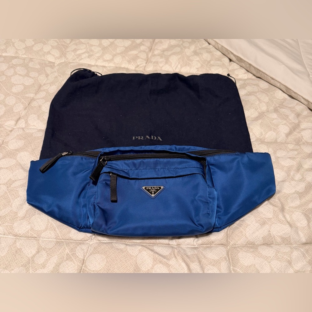 Prada Blue Belt Bag / Bumbag